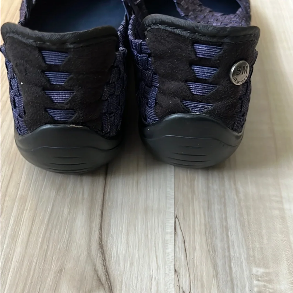 bernie mev. Dark Purple Woven Flats - Picture 5 of 7